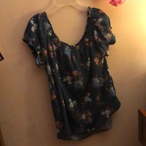 off the shoulder shirt